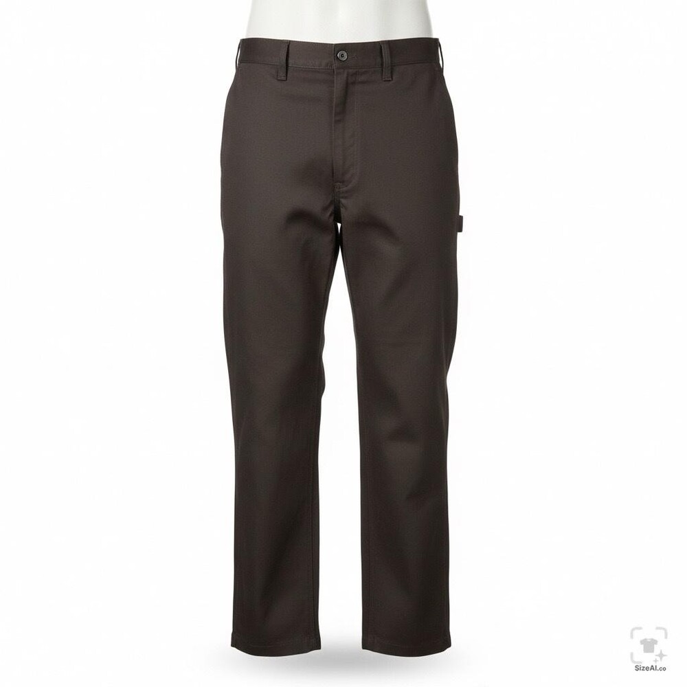 Dickies Pants Boys L 38x34 Black Chino Twill Polyester Cotton Nicaragua
